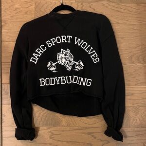 Darc Sport Black Wolves Cropped Top